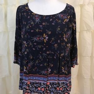 Xhilaration Tie Back Top size M